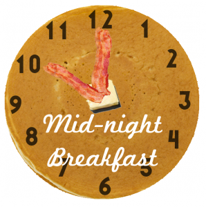 Late Night Breakfast Clock