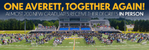 Almost 200 Graduate from Averett University at Outdoor, In-Person Commencement Ceremony
